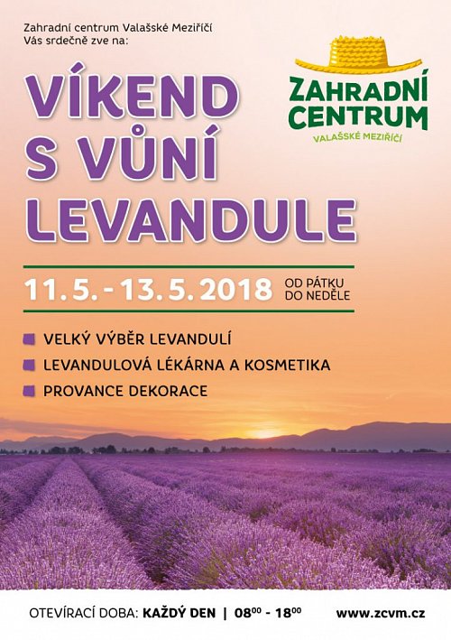 Zahradní centrum VM zve na Víkend s vůní levandule